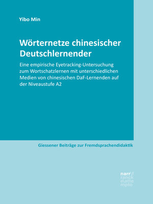 cover image of Wörternetze chinesischer Deutschlernender